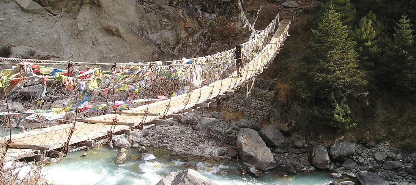  everest region -Bridge in nepal