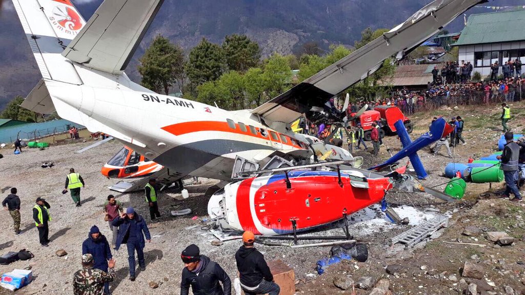 Worst crashes in Lukla airport