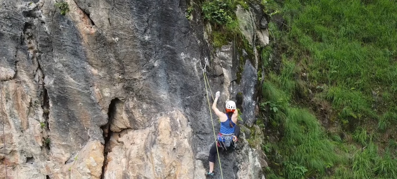 rock climbing journey in Nepal